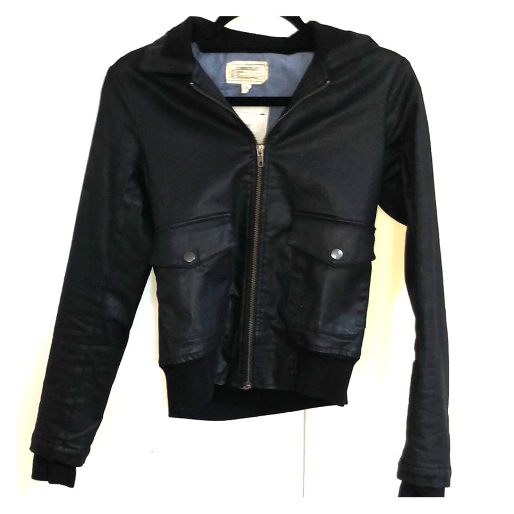 Current Elliot Black Bomber Jacket